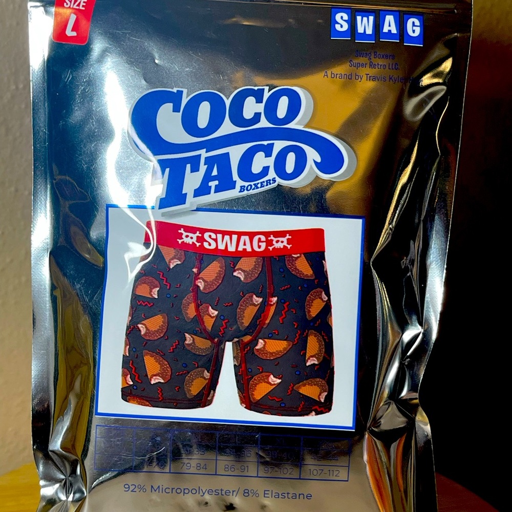 Chico Tacos Boxers! Everyone’s favorite treat!